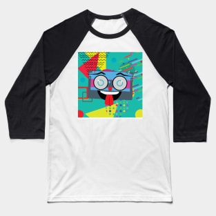 Colorful Design Camera - Zine Culture Baseball T-Shirt